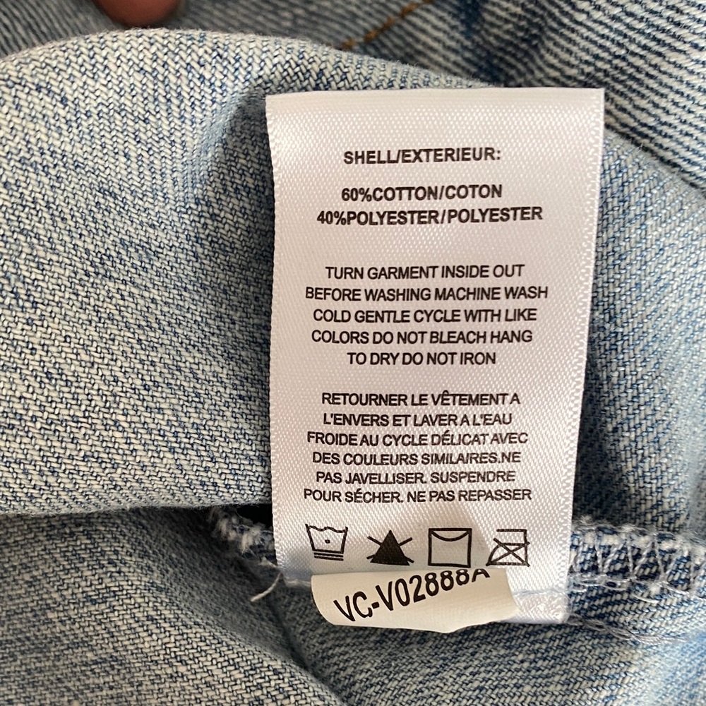 Vigoss Sky Blue Denim Vest - Picture 4 of 5